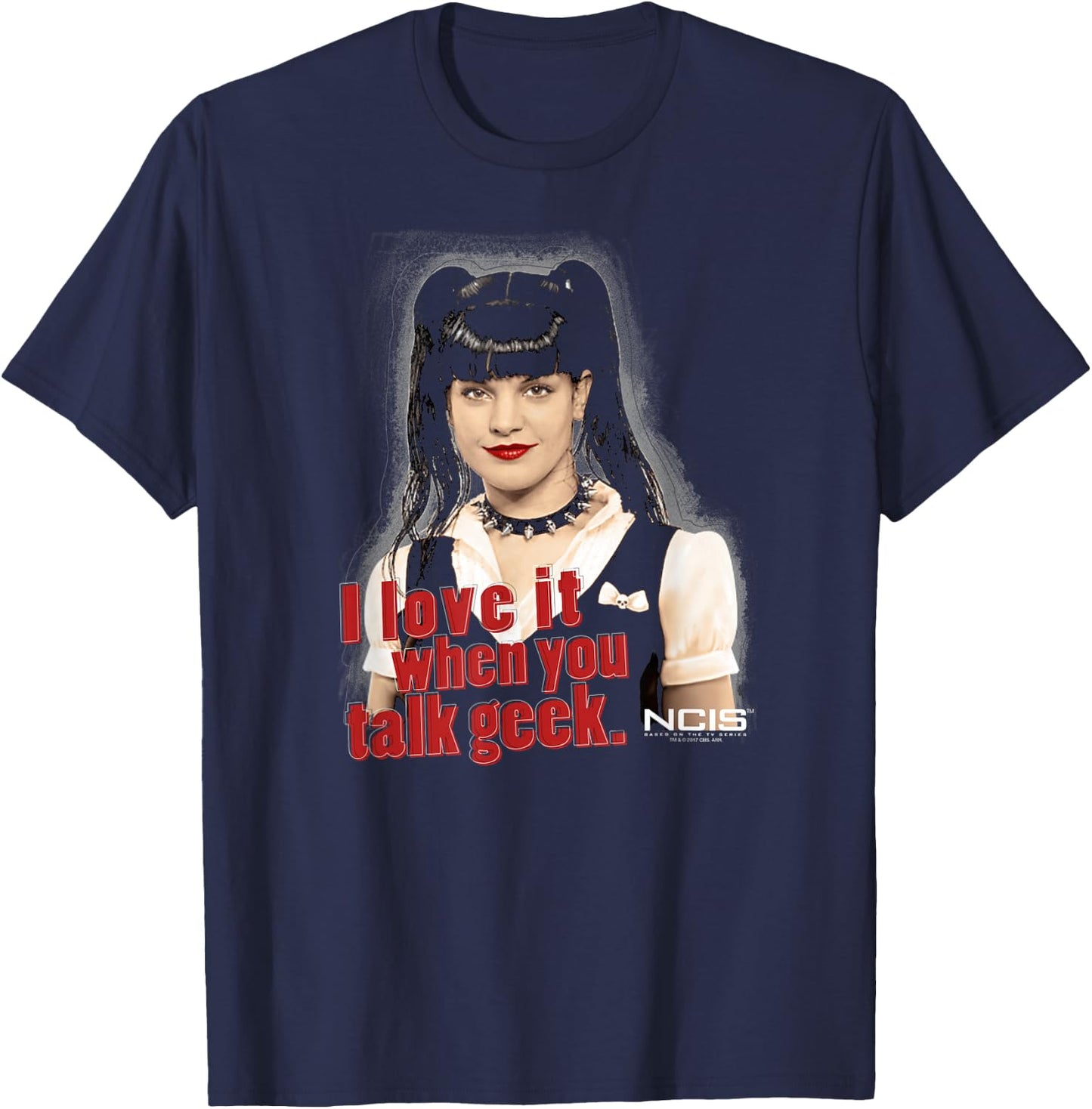 NCIS Abby Geek Talk T-Shirt - T-Shirt | Navy