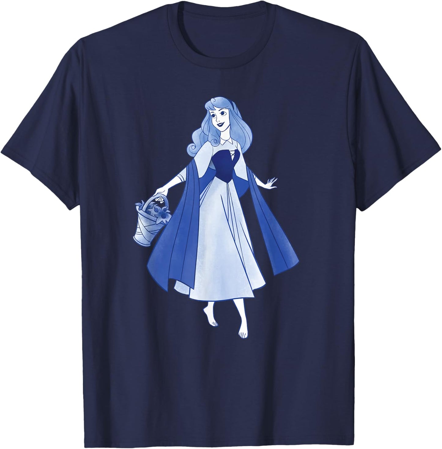 Disney Sleeping Beauty Briar Rose Blue T-Shirt - T-Shirt | Navy
