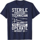 Sterile Processing Technician Certification Manager Tech T-Shirt - T-Shirt | Navy