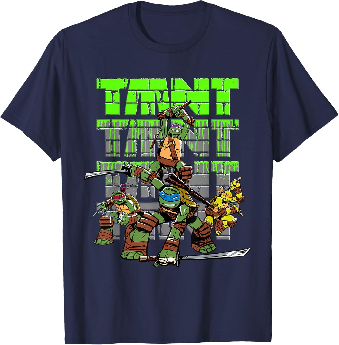 "TMNT" Oozing Wall T-Shirt - T-Shirt | Navy
