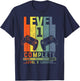 Level 1 Complete Gamer Gift 1 Years Wedding Anniversary T-Shirt - T-Shirt | Navy