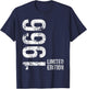 59th Birthday Man Woman 59 Years 1966 Birthday T-Shirt - T-Shirt | Navy