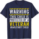 This Child Is Protected By A Veteran Military Child Month T-Shirt - T-Shirt | Navy