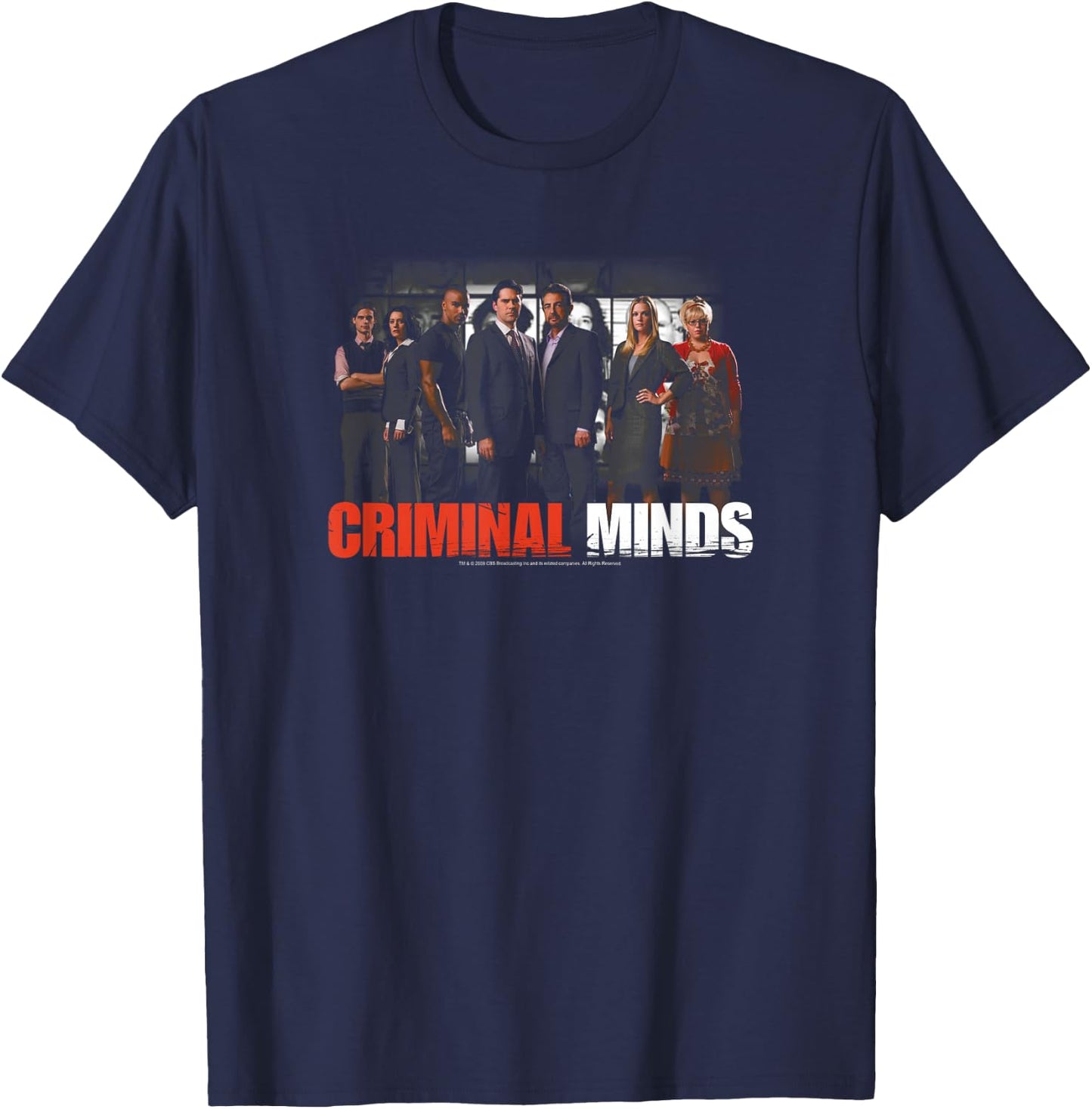Criminal Minds The Brain Trust T-Shirt - T-Shirt | Navy