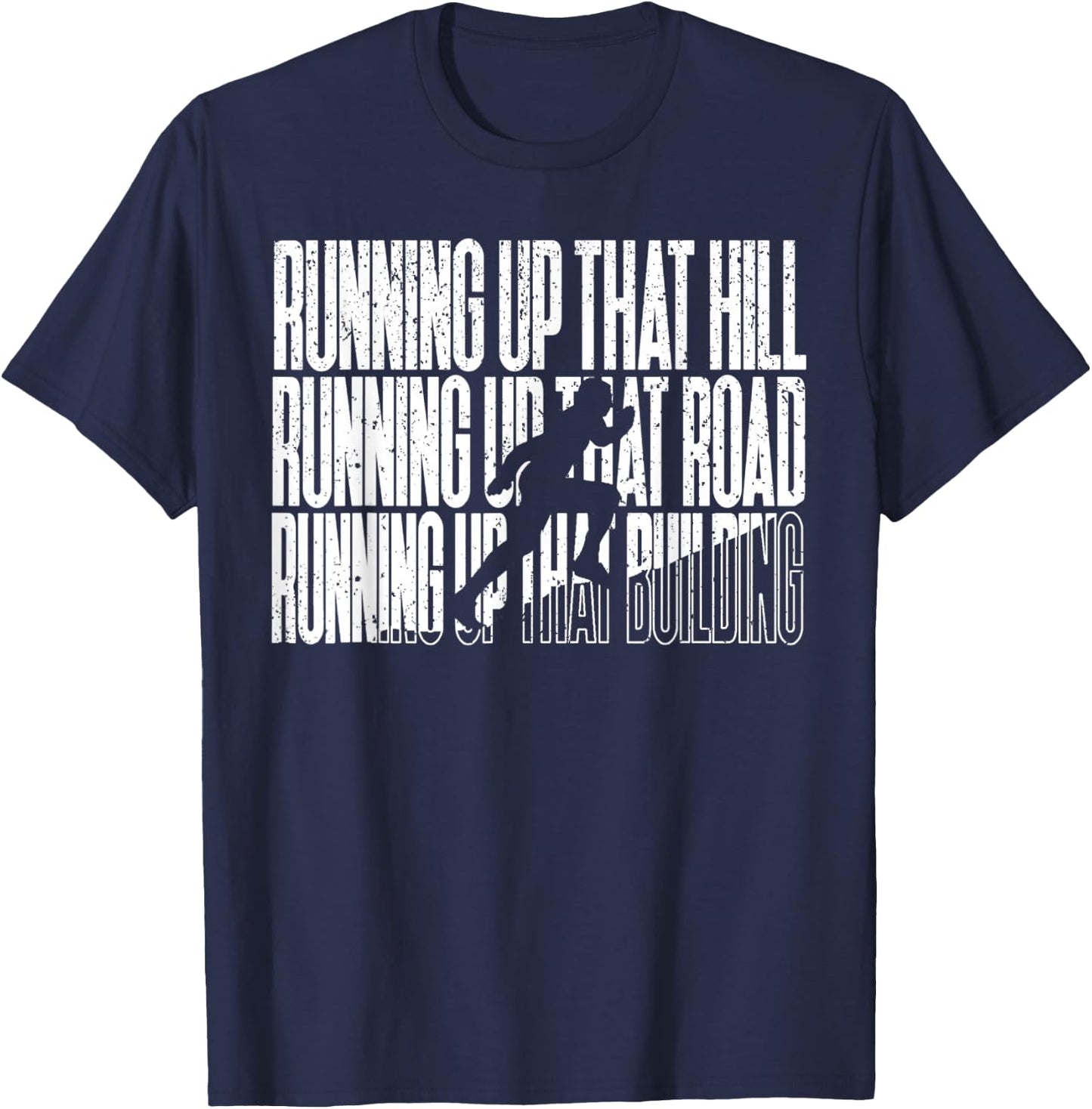 Vintage Running Up That Hill T-Shirt - T-Shirt | Navy