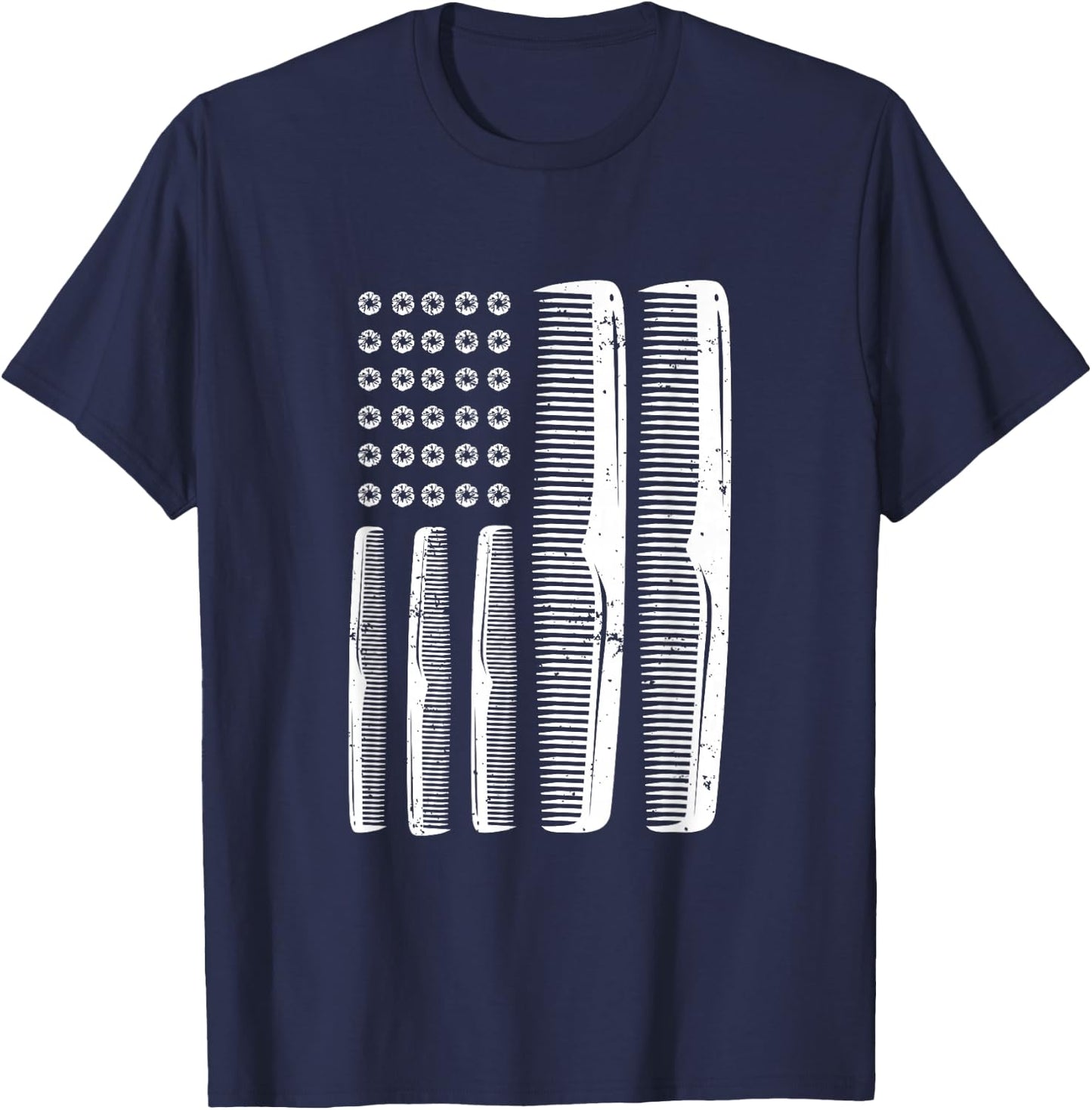 Funny Cosmetologist Scary Hairstylist & Hairdresser T-Shirt - T-Shirt | Navy