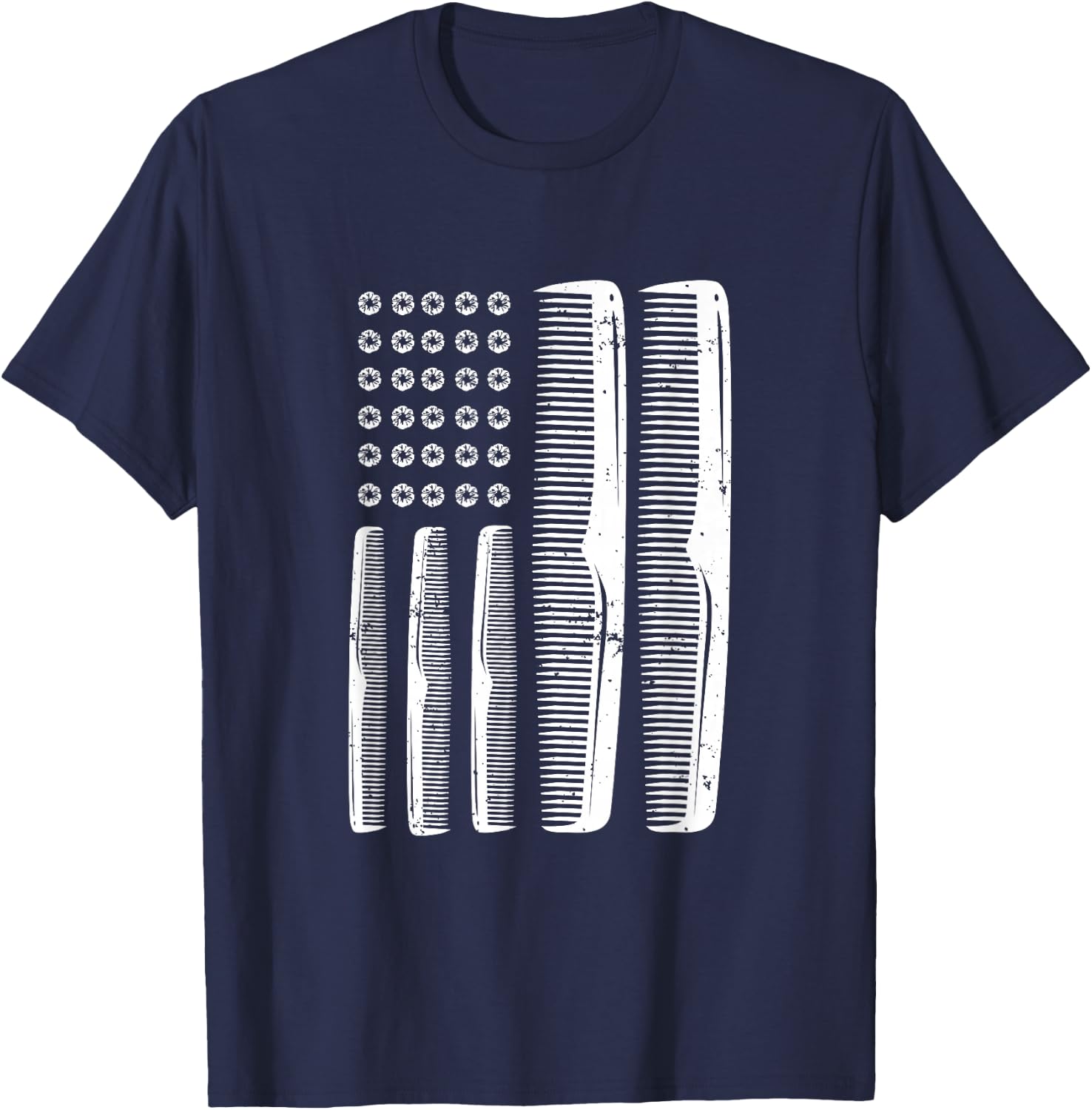 Funny Cosmetologist Scary Hairstylist & Hairdresser T-Shirt - T-Shirt | Navy