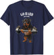 Rottweiler Dog Weightlifting in Fitness Gym T-Shirt - T-Shirt | Navy