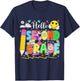 Hello Second Grade Team 2nd Grade Back to School Teacher Kid T-Shirt - T-Shirt | Navy