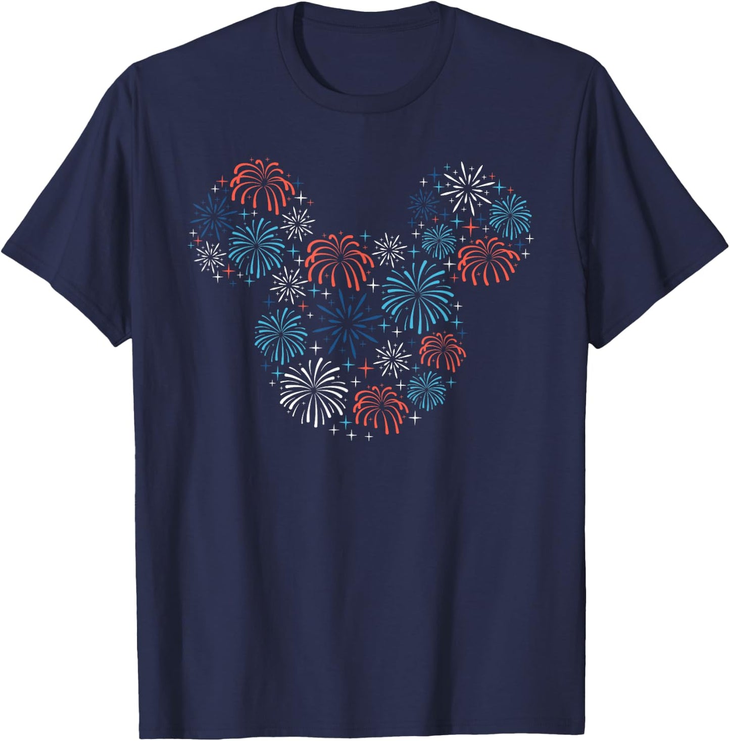 Disney Mickey Mouse Fireworks Americana T-Shirt - T-Shirt | Navy