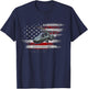 RAH-66 Comanche Helicopter USA Flag Helicopter Pilot Gifts T-Shirt - T-Shirt | Navy