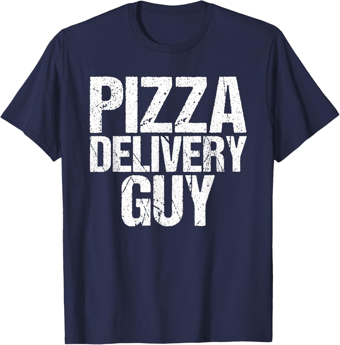Pizza Delivery Guy Italian Funny Foodie Pun Costume T-Shirt - T-Shirt | Navy