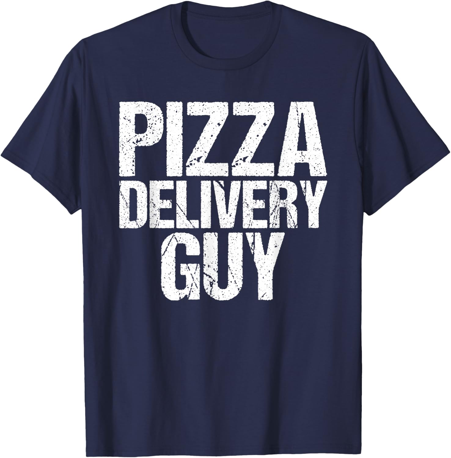 Pizza Delivery Guy Italian Funny Foodie Pun Costume T-Shirt - T-Shirt | Navy