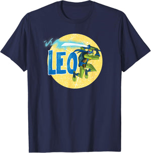 Leonard "Leo" the Ninja Turtle T-Shirt - T-Shirt | Navy