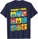 DC Comics Justice League Today I Feel Emotional Box Up T-Shirt - T-Shirt | Navy
