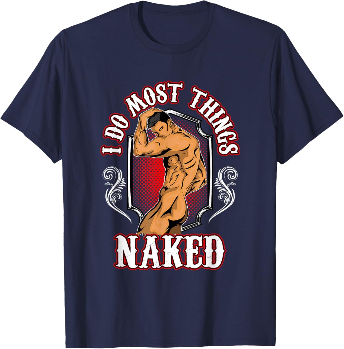 Nude Man T-Shirt - T-Shirt | Navy