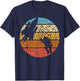 Astronaut in space Polka Dot Happy 15th September 2024 Retro T-Shirt - T-Shirt | Navy
