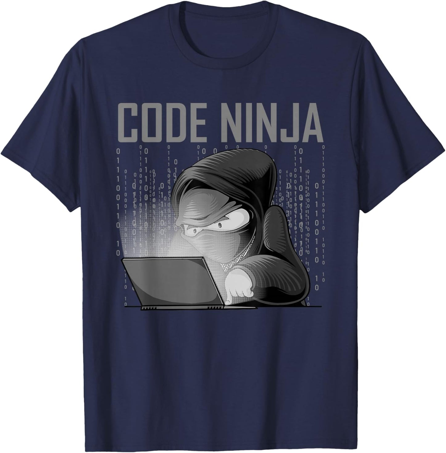 Cool Computer Programmer Art Women Web Coding Geek T-Shirt - T-Shirt | Navy