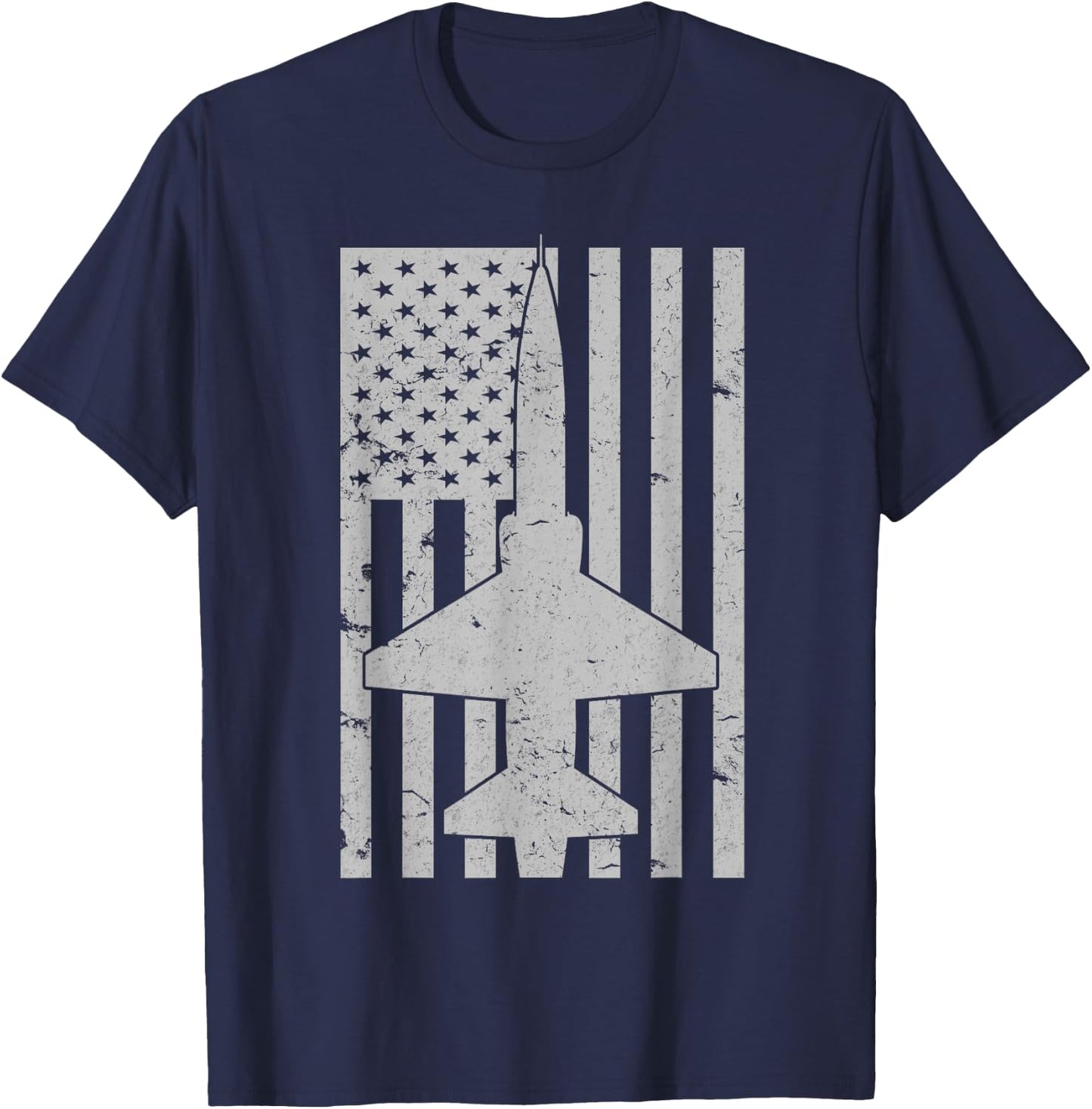 T-38 Talon Patriotic Vintage Jet Trainer Pilot Women Kids Men T-Shirt - T-Shirt | Navy