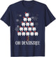 Oh Dentistree - Funny Christmas Tree Dental Hygiene Xmas T-Shirt - T-Shirt | Navy