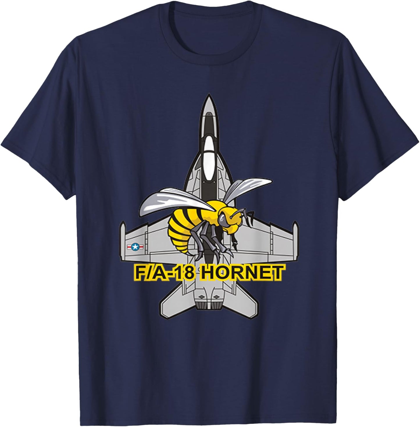 Awesome F/A-18 Hornet Navy Fighter Jet. T-Shirt - T-Shirt | Navy