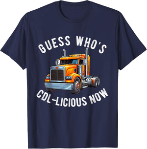 CDL Truck Driver Trucker Driving Passed CDL Exam T-Shirt - T-Shirt | Navy
