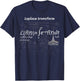 Laplace transformation design T-Shirt - T-Shirt | Navy
