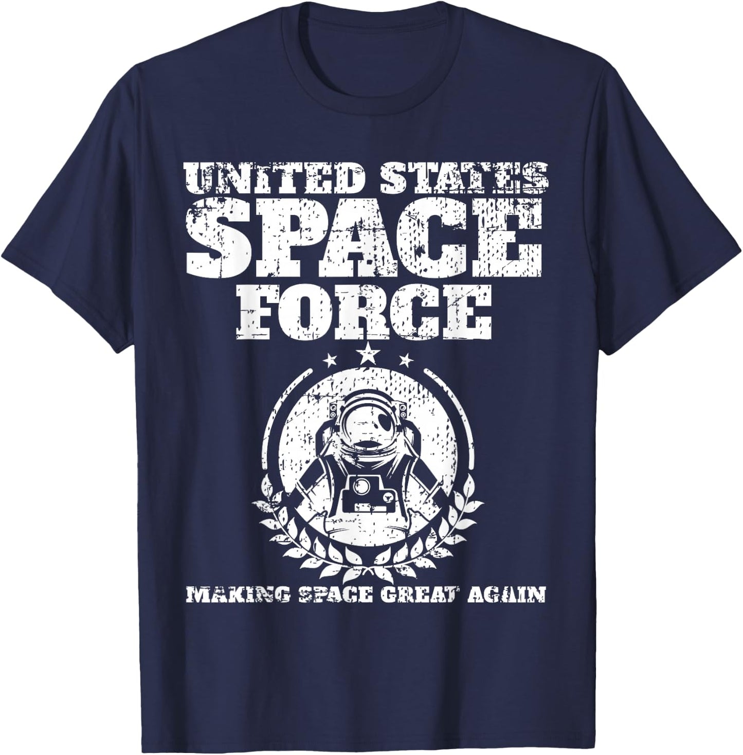 United States Space Force Make Space Great Again T-Shirt - T-Shirt | Navy