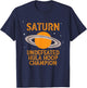 Funny Saturn Undefeated Hula Hoop Champion Planet T-Shirt - T-Shirt | Navy