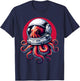 Sci-Fi Octopus Astronaut Octo-naut Astro-pus T-Shirt - T-Shirt | Navy