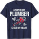 Funny Bigfoot Plumber Quote For Pipefitter Men T-Shirt - T-Shirt | Navy