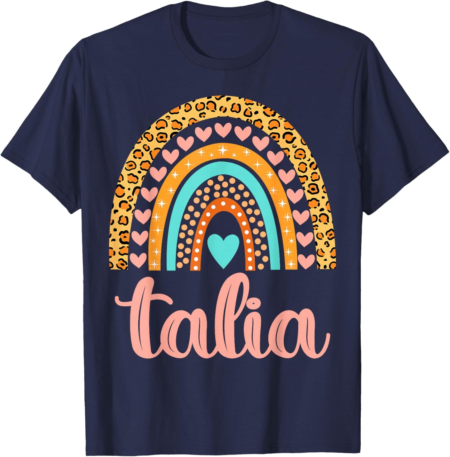 Talia Talia Name Birthday Shirt Gift T-Shirt - T-Shirt | Navy