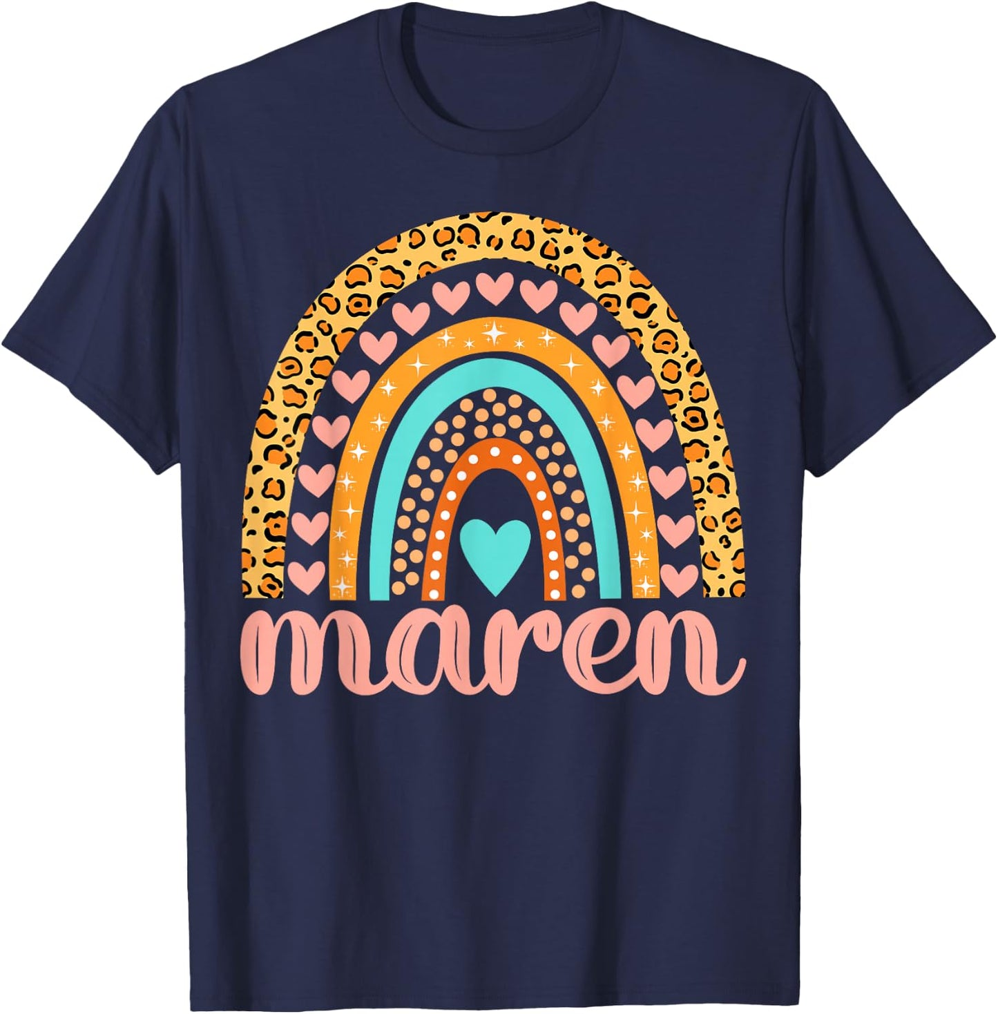 Maren Maren Name Birthday Shirt Gift T-Shirt - T-Shirt | Navy