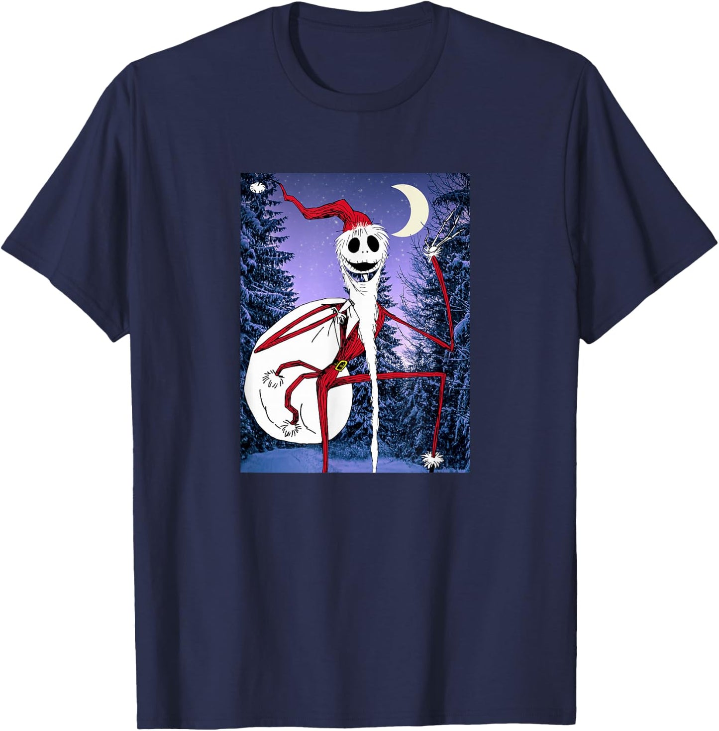Disney - Nightmare Before Christmas Santa Jack T-Shirt - T-Shirt | Navy