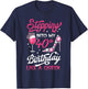 Stepping Into My 40th Birthday Like A Queen Pink Wine Glass T-Shirt - T-Shirt | Navy