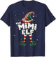 I'm The Mimi Elf Family Matching Group Christmas T-Shirt - T-Shirt | Navy