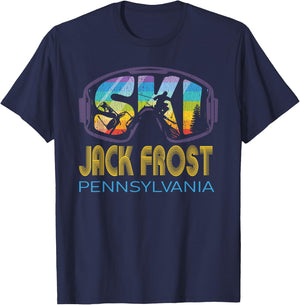 Ski Jack Frost Pennsylvania Skiing Vacation T-Shirt - T-Shirt | Navy