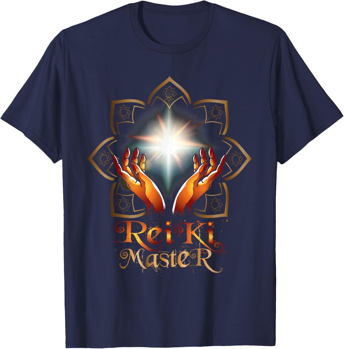 spiritual healing for holistic Reiki Master T-Shirt - T-Shirt | Navy