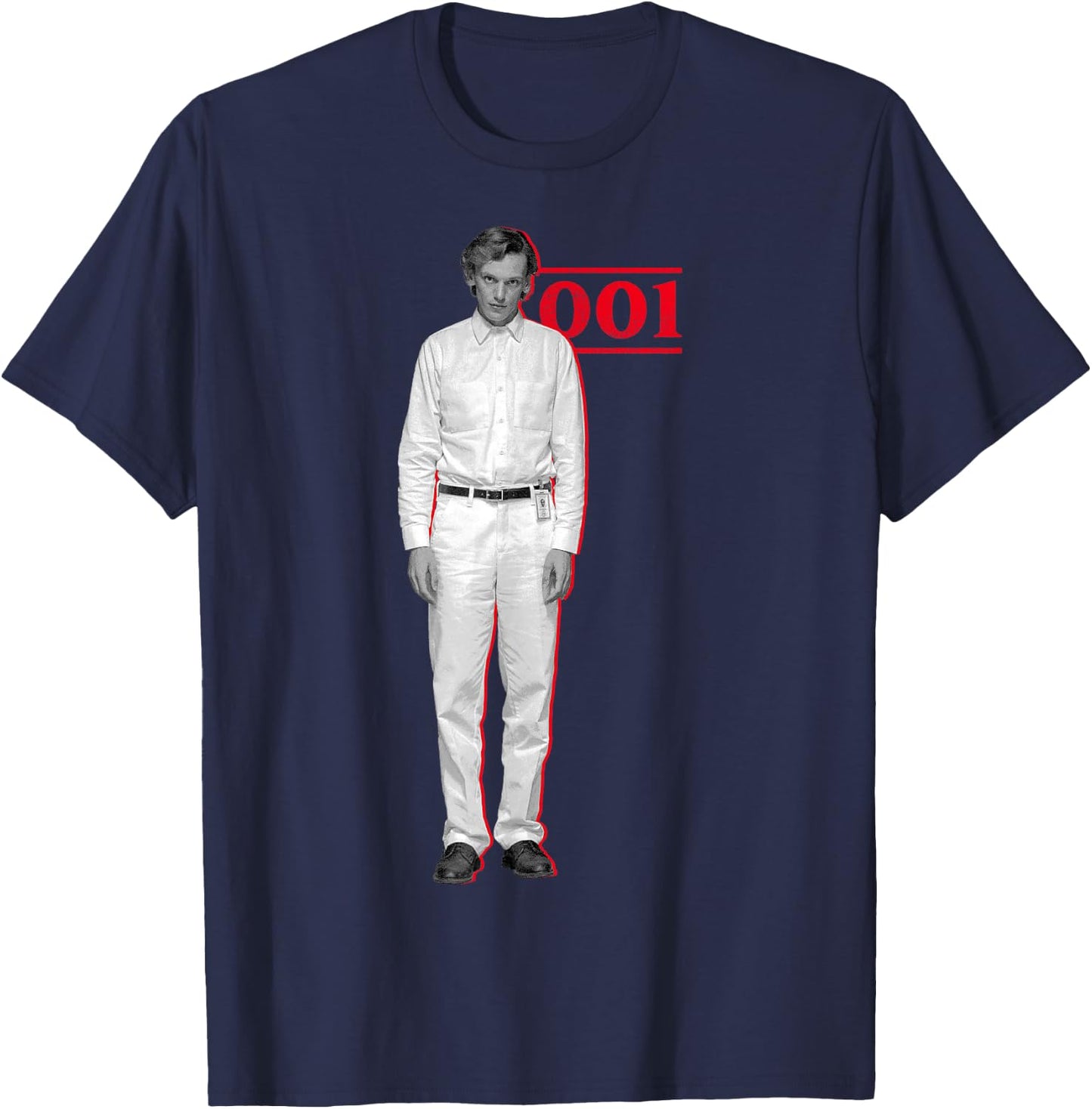 Stranger Things 4 Henry Creel Test Subject 001 T-Shirt - T-Shirt | Navy