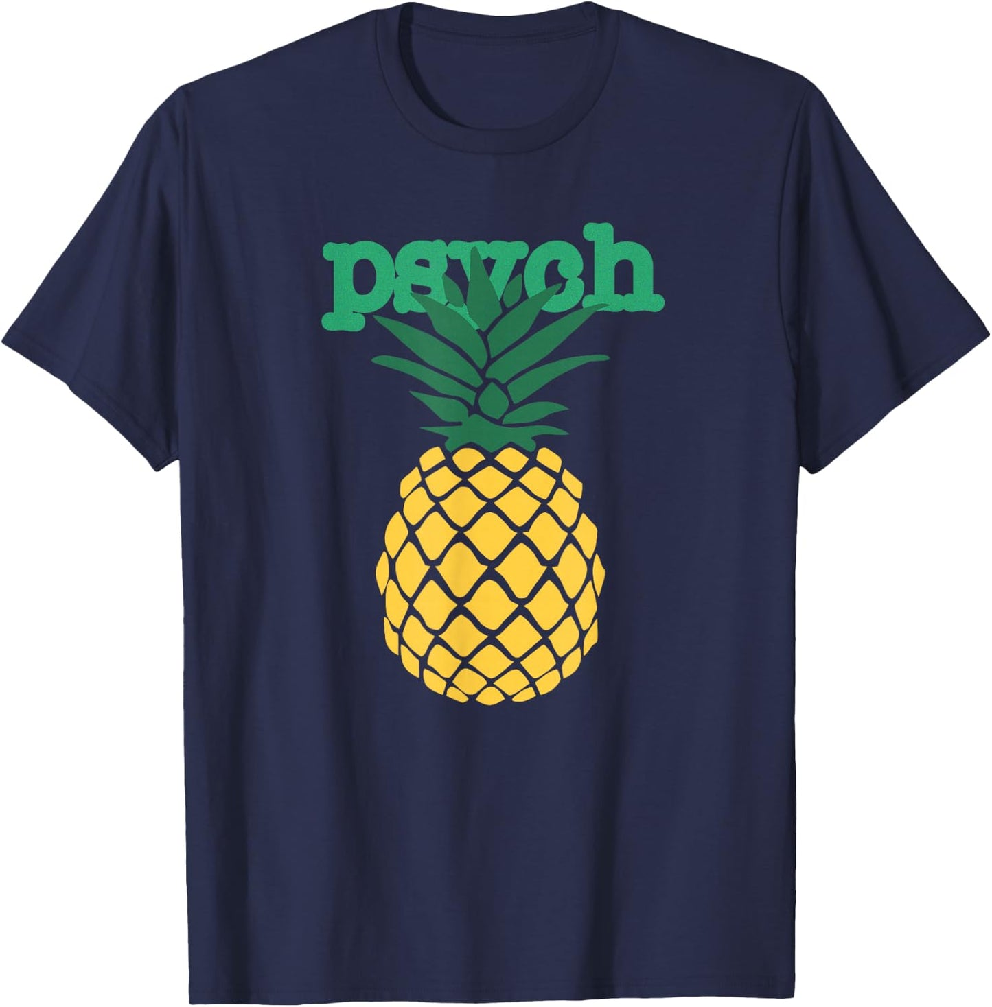 I Love Psych Gus Nicknames Pineapple Awesome Harajuku Funny T-Shirt - T-Shirt | Navy