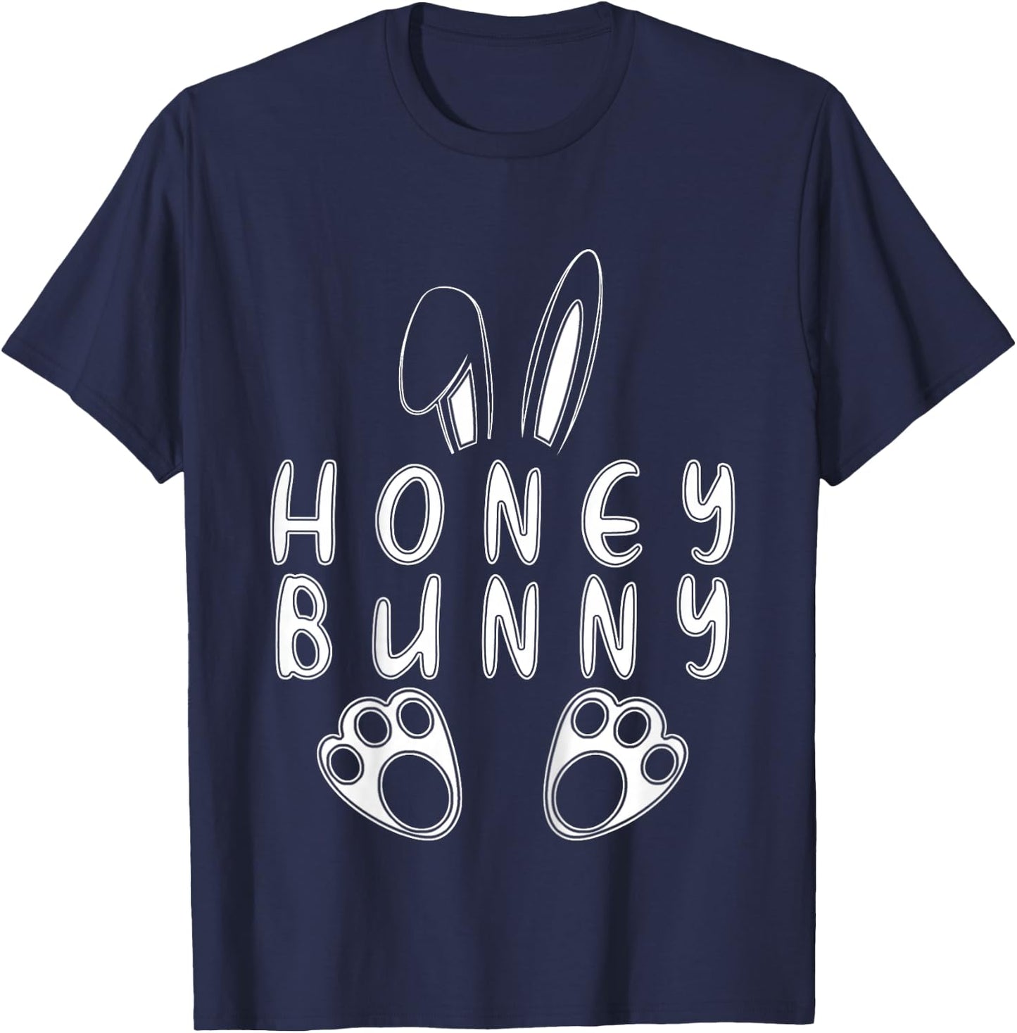 Easter Pajamas Toddler Easter Honey Bunny Easter For Kids T-Shirt - T-Shirt | Navy
