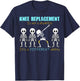 Knee Replacement Surgery Black Small Knee Replacement Recovery ACL Surgery Arthroplasty Graphic Novelty T-Shirt - T-Shirt | Navy