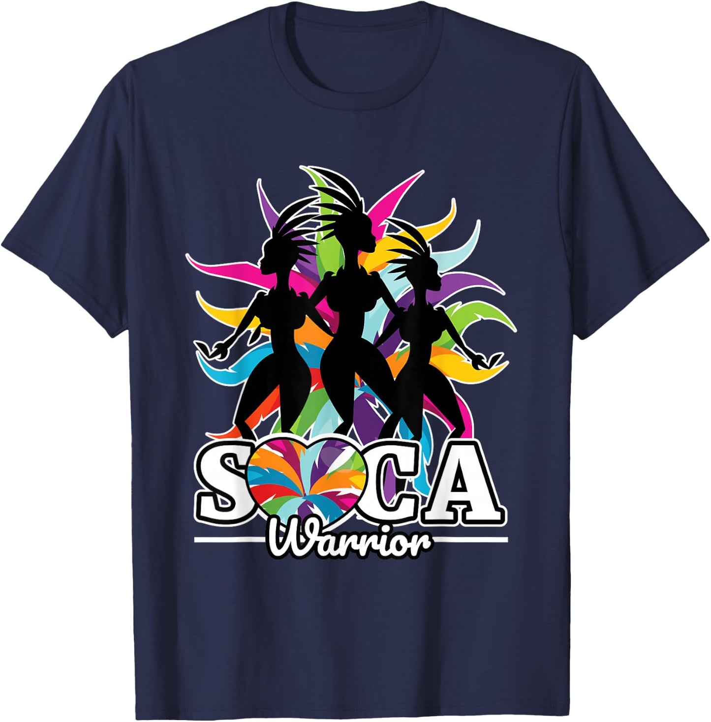 Soca Warrior Shirt | Carnival Soca Music Shirt | Soca T-Shirt - T-Shirt | Navy