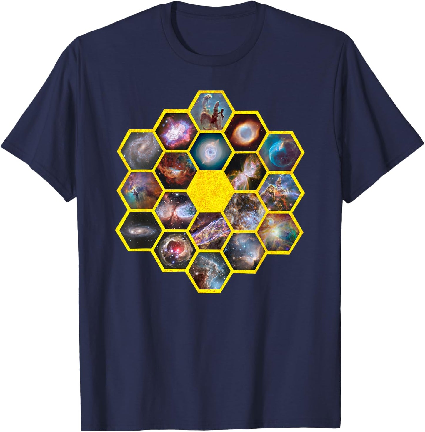 James Webb Space Telescope JWST T-Shirt - T-Shirt | Navy