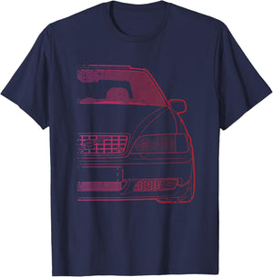 Classic Racing V-70 Turbo Magenta T-Shirt - T-Shirt | Navy