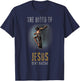 The Blood Of Jesus Is My Vaccine Christian Anti Vax Shirt T-Shirt - T-Shirt | Navy