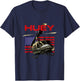 Huey Military Helicopter Airplane T-Shirt - T-Shirt | Navy