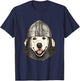 Medieval Golden Retriever Knight Warrior Dog Lover Women Girls Kids T-Shirt - T-Shirt | Navy