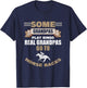 Horse Race Grandfather Gambler Grandpa Betting Horse Racing T-Shirt - T-Shirt | Navy
