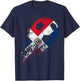 Dominican Republic Soccer Flag Pride Soccer Player T-Shirt - T-Shirt | Navy